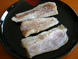 焼く前の塩