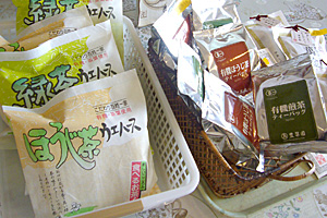 食堂にて