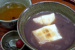 ぜんざい、美味しっ!!