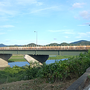 朔日餅☆花火仕様の度会橋 朔日餅☆花火仕様の度会橋